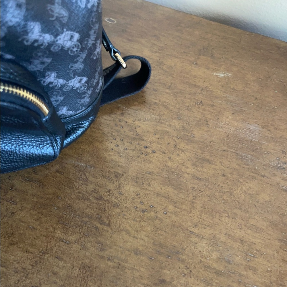 Coach Black Backpack - image 7